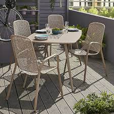 Browse a variety of materials such as metal and rattan, alongside a number of table sizes. Dorsey Metal 6 Seater Dining Set Diy At B Q