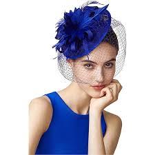 BABEYOND Fascinator Hat Veil Feather Fascinators Hair Clip Tea Party  Pillbox Derby Hat Fascinator Bridal Wedding at Amazon Women's Clothing store