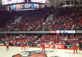 Cheerleaders And Scoreboard Inside Reynolds Colisuem