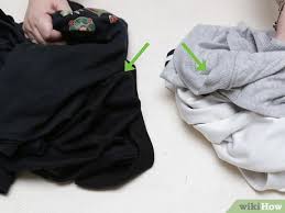 These clothes can be bleached with chlorine bleach, as they don't contain any other colors and won't be damaged in the process. How To Wash Dark Clothes 12 Steps With Pictures Wikihow