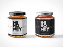 Honey And Jam Jar Psd Mockup Honey Jar Labels Honey Jar Honey Label Design