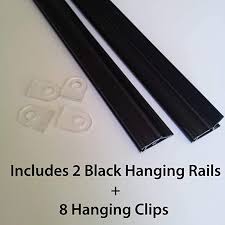 There are 99 poster rails for sale on etsy. Amazon Com Gokelvin 48 Inch Hanging Rails For Posters Signs And Maps Black Posters Prints