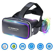 Determinados smartphones o dispositivos tecnológicos, compatibles con los visores de realidad virtual mencionados anteriormente, no poseen el llamado sensor giroscópico. Amazon Com 3d Vr Headset Realidad Virtual Anteojos Para Peliculas 3d Juegos De Video Comodo Vr Anteojos Con Ajustable Compatible Con Todos Los Smartphones Ios Android Dentro De Auricular Estereo