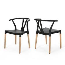 Corrigan Studio Ana Arm Chair Wayfair Modern Dining Chairs Black Dining Chairs Modern Solid Wood Dining Chairs
