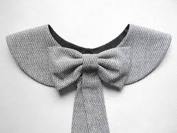 Casual Gray Collar Necklace Black And White Handmade Peter Etsy Collars Diy Sewing Collars Sewing