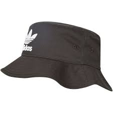 Bucket Hat By Adidas Originals 18 Liked On Polyvore Featuring Accessories Hats Black Logo Hats Adidas Hat Co Adidas Hat Cotton Hat Outfit Accessories