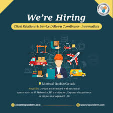 Hiring A Client Relations Service Delivery Coordinator Intermediate Job Business Analyst Engineering Activities