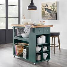 See more ideas about kitchen island cart, island cart, kitchen. Boston Kitchen Cart Dark Hunter Green Angelo Home Target