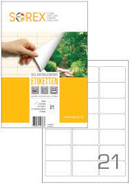 If you are wanting to print two identical pages per sheet such as invitations, please choose the option at cart '2 per page output'. Sorex 2 063038 Universal Self Adhesive Labels White For All Printers 25 Sheets Din A4 Premium Stickers Strong Adhesive Barcode Address Labels 63 5 X 38 1 Mm 21 Labels Per Sheet Buy Online In Angola