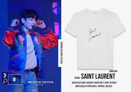 26.08.2021 · jungkook wears a dries van noten jacket, shirt and pants; Beyond The Style Alex On Twitter Jungkook Bts 171119 Amas2017 Amas Jungkook ì •êµ­ ë°©íƒ„ì†Œë…„ë‹¨ Saint Laurent Oversized Saint Laurent Signature T Shirt In Ivory And Black Cotton Jersey Https T Co Yyn1j5x0pf