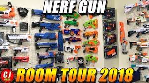 Storage of our nerf guns. Nerf Gun Room Tour 2018 Studio Display Walls Revealed Youtube