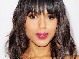 This medium hairstyle doesn't have too many curls, but the two or three waves it 40. Mid Length Haircuts With Fringe Combos