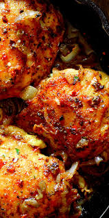 Chicken Thighs With Bacon In 2020 Baked Chicken Thighs Baked Chicken Recipes Oregano Recipes