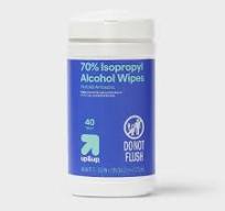 Isopropyl 70% Alcohol Wipes - 40ct - up&up™