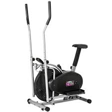 2 In 1 Crosstrainer Und Heimtrainer Mit Trainingscomputer Gunstig Online Kaufen Tectake Crosstrainer Trainer Oberkorpertraining