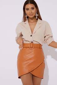 Belted Leather Skirt Quality Assurance Protein Burger Com