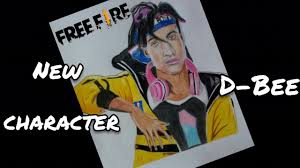 Free fire 1st gameplay after pubg 21 kills ft rs drawing youtube. Free Fire Drawing Free Fire New Character D Bee Drawing Ob28 Youtube