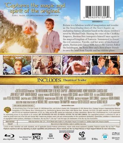 Amazon.com: Neverending Story II: Next Chapter [Blu-ray] : Karin Howard,  George Miller, Jonathan Brandis, Dieter Geissler, Kenny Morrison, Clarissa  Burt, Alexandra Johnes, Martin Umbach, John Wesley Shipp: Movies & TV