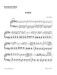 Download and print in pdf or midi free sheet music for faded by alan walker arranged by bauly for piano (solo). Faded Alan Walker Free Piano Sheet Music Piano Chords