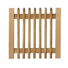 Vidaxl portillons de jardin 2 pcs bois de pin imprégné 300x8. Portillon Droit Bois Stelmet 100 X H 100 Cm Castorama