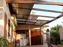 Impresionante pérgola con techo de policarbonato. Techo Movil Policarbonato Manual Techo De Patio Cubiertas Patio Techo De Pergola
