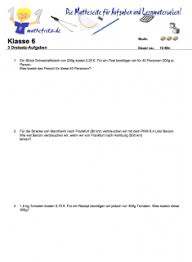 Und, das internet macht interaktive aufgaben möglich. Dreisatz Aufgaben Pdf Aufgaben Dreisatz Klasse 6