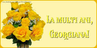 La multi ani de ziua numelui! La Multi Ani Georgiana Multa Sanatate Si Implinirea Tuturor Dorintelor Tale Cu Ocaziz Zilei Tale De Nastere Ani Multi Home Decor Decals