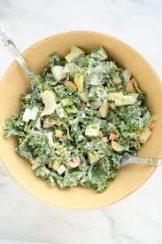 Kale Salad With Creamy Cashew Dressing Recipe Creamy Salad Dressing Kale Salad Dressing Kale Salad