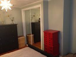 I was crushing on colorful mullions and trim a few weeks ago and wishing i could go that route and then i smacked my head and realized i could so add color to my house if i just painted my interior french doors. Refinishing Gold Mirrored Closet Doors Frugalwoods