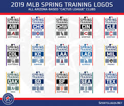 Find details about the cactus league spring training schedule in phoenix, including game details, the the 2021 cactus league spring training is allowing limited attendance due to the check out our cactus league page for more info. 2019 Spring Training Logos And Caps For All 30 Teams Sportslogos Net News