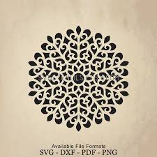 Download Pin By 1mimink On Svg Dxf Silhouette Images For Commercial Use Mandala Stencils Stencils Geometry Art