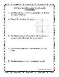 The material was further updated by zeph grunschlag Precalculus Geometry Distance Between A Point And A Line Worksheets And Proof