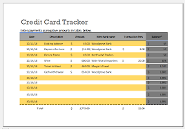 It can be for schools, business establishments, social clubs, and. Credit Card Tracker Template For Ms Excel Excel Templates