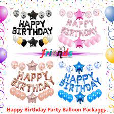 Hari jadi adalah hari di mana kita menjadikan semua mimpi kita, dari yang receh sampai yang bikin orang noleh. Gift Friends Happy Birthday Balloon Banner