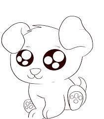 Puppy and kitten coloring pages my free printable coloring pages. Cute Puppy Coloring Pages For Free Coloring Home
