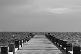 Find the best black and white nature wallpaper on getwallpapers. Beach Black And White Boardwalk Clouds Cloudy Sky Dock Grey Sky Horizon Hd Wallpaper Wallpaperbetter