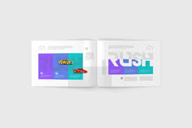 Us Letter Brochure Magazine Mockup In Stationery Mockups On Yellow Images Creative Store
