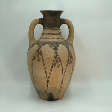Vintage Moroccan Water Jar Etsy Vintage Moroccan Olive Jar Small Urns