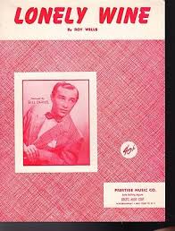 Lonely Wine Sheet Music 1950 Bill Darnell