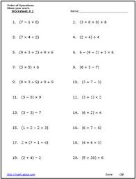 Keep in mind the following tips when you are solving an. Order Of Operations Homework Worksheet