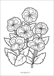 Plansa De Colorat Cu Floricele Planse De Colorat