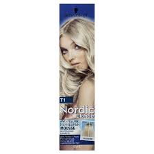 Buy Schwarzkopf Lightening Nordic Blonde T1 Icy Platinum Refresher Mousse 92g Online At Chemist Warehouse