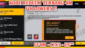 Jun 16, 2021 · ya, kode redeem ff 16 juni 2021 ini memang terbatas. Resmi Dari Garena Kode Redeem 4m Followers Dapat Skin Scar Gratis Kode Redeem Terbaru Hari Ini Youtube