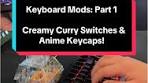 Modded my Keychron Q1 Max with Gateron EF Curry switches ...