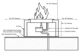 Top table 930x550x50mm natural gas outdoor fire pit with csa approved. Vista Copper Gas Fire Pit Urn 24 Inch By Top Fires