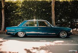 Slammed Mercedes Benz 240d W123 Side Mercedes Benz Benz Mercedes 240