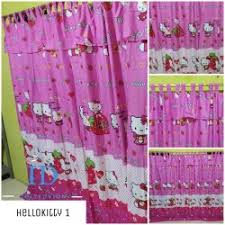 Gorden jendela / hordeng jendela karakter hello kitty 3drp16.000: Jual Gorden Hello Kitty Terbaik Harga Murah July 2021 Cicil 0