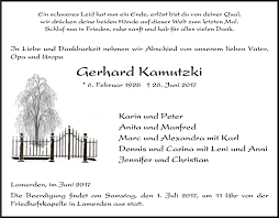 2 adressen zu kamutzki in berlin mit telefonnummer, öffnungszeiten und bewertung gefunden. Traueranzeigen Von Gerhard Kamutzki Trauer Hna De