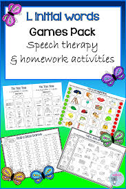 Articulation Games For Speech Therapy L Initial Words Speech Therapy Games Articulation Games Speech Therapy