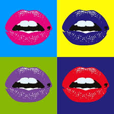 L O U D Andy Warhol Pop Art Pop Art Lips Pop Art Decor